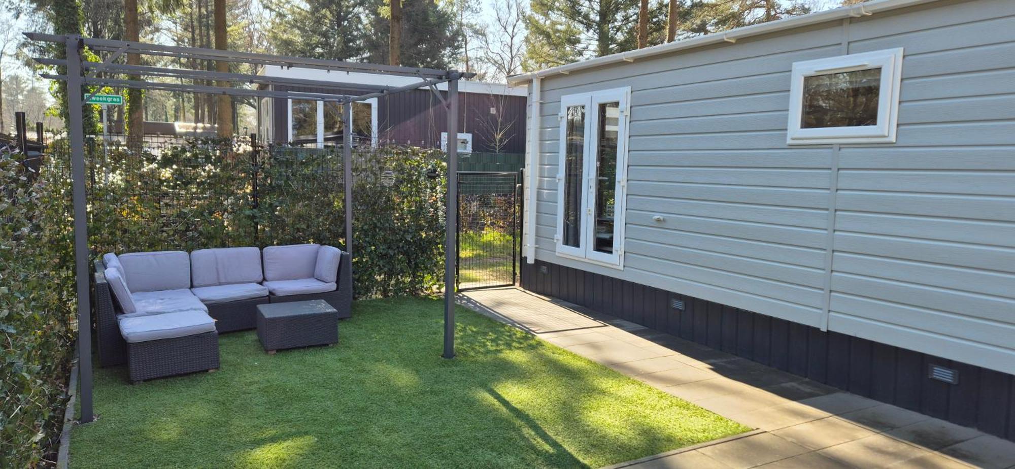 Het Veluwse Boshuisje Knus Chalet Met Omheinde Tuin Op De Veluwe Hoenderloo Exterior foto